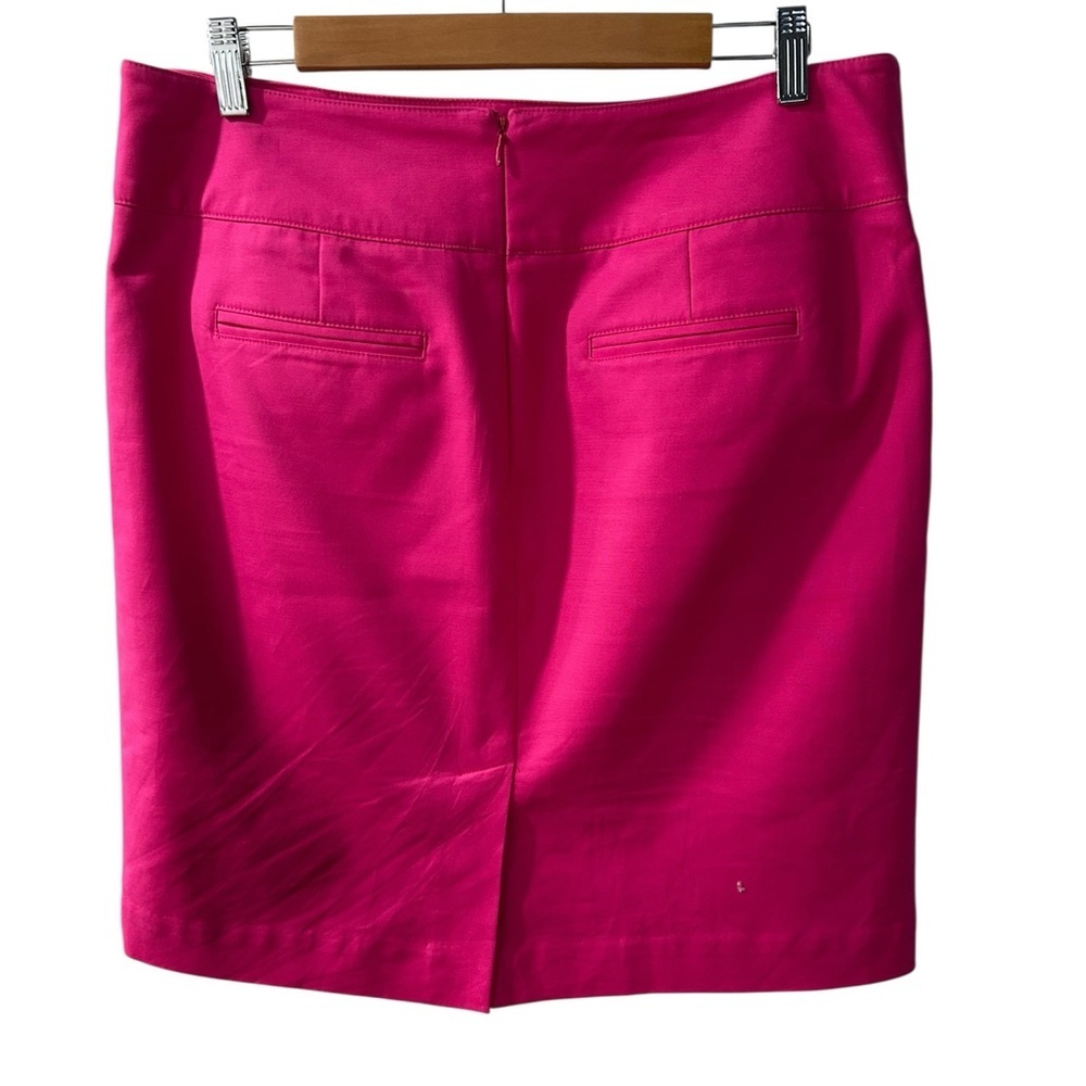 Pink Modern Fuchsia Pencil Skirt - Picture 3 of 7